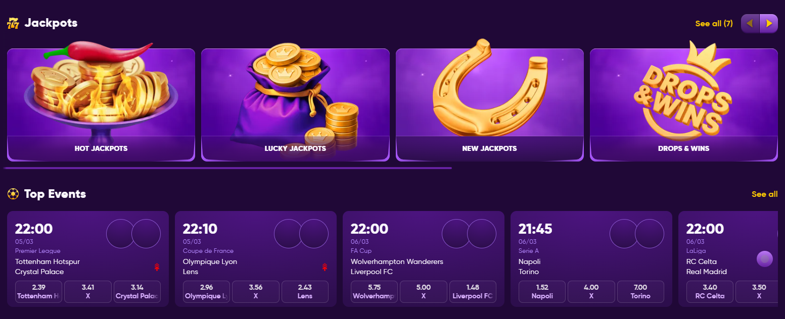 Jackpot-Spiele